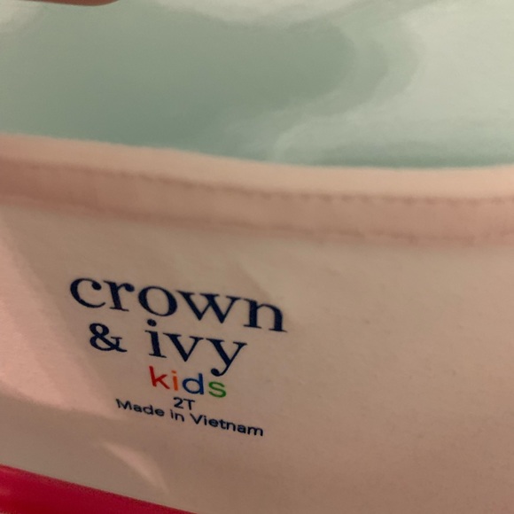 2T Crown and Ivy shirt and pant set - Picture 3 of 4